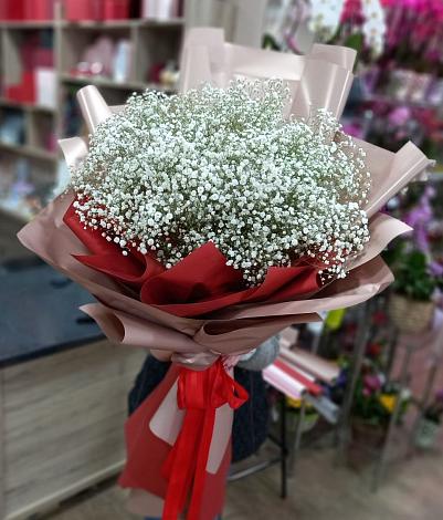 Букет цветов из: Гипсофила в Александровской Краснодарского края