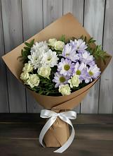 Букет цветов из:  Хризантемы и Розы #REPLACE_PRED# Александровской Краснодарского края