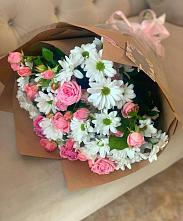Букет цветов из:  Розы и Хризантемы #REPLACE_PRED# Александровской Краснодарского края